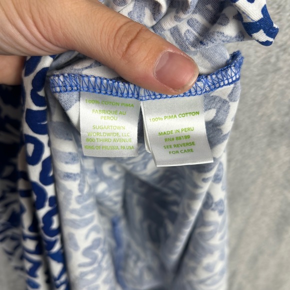 Lilly Pulitzer Kerri Maxi Dress XS Bohemian Vacation Beachy Coastal Cottagecore - Picture 8 of 8